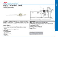 Thumbnail of document Data Sheet - CLP - Conductivity Level Probe